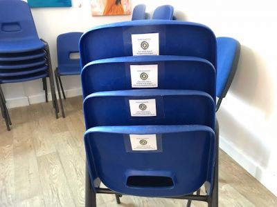 Chairs purchased with IW labels