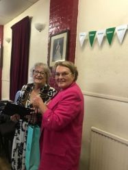 Presentation to Ann McComb retiring secretary Presentation to Ann McComb retiring secretary