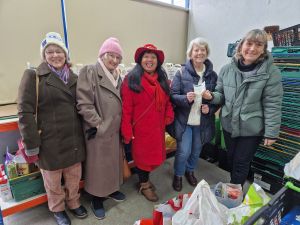 Margate presents a cheque to the Food Bank Margate presents a cheque to the Food Bank